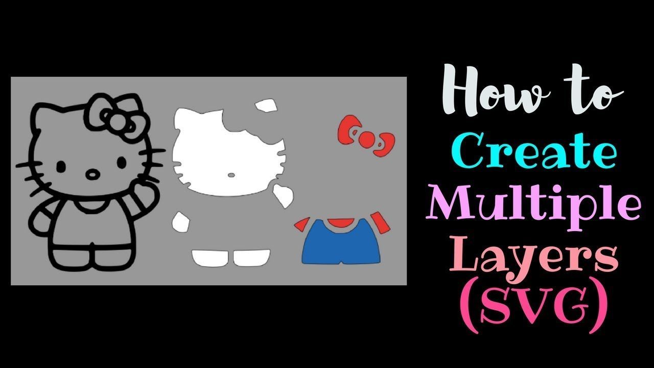 Как создать многослойный файл Svg для Cricut