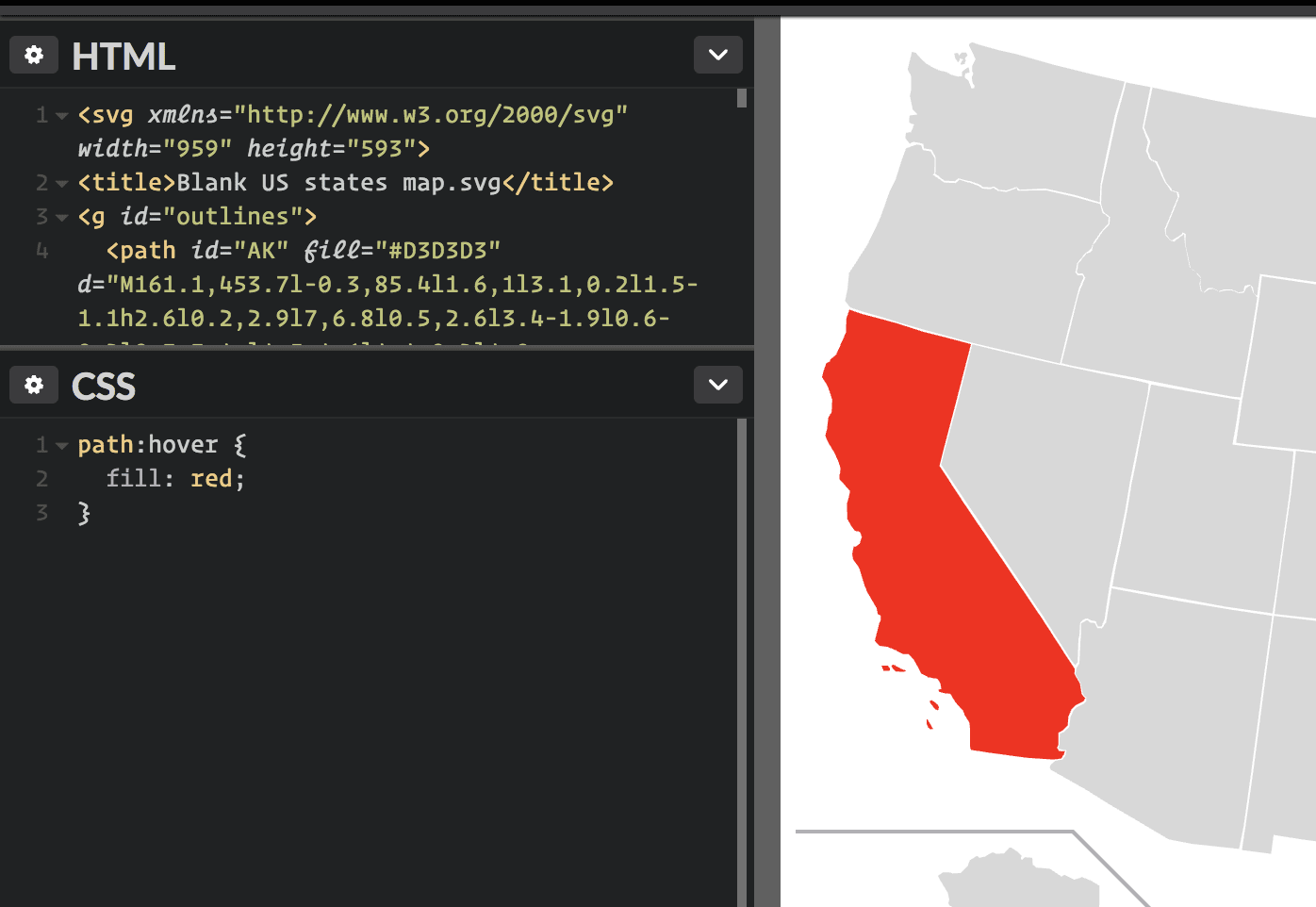 Svg にカーソルを合わせるにはどうすればよいですか?