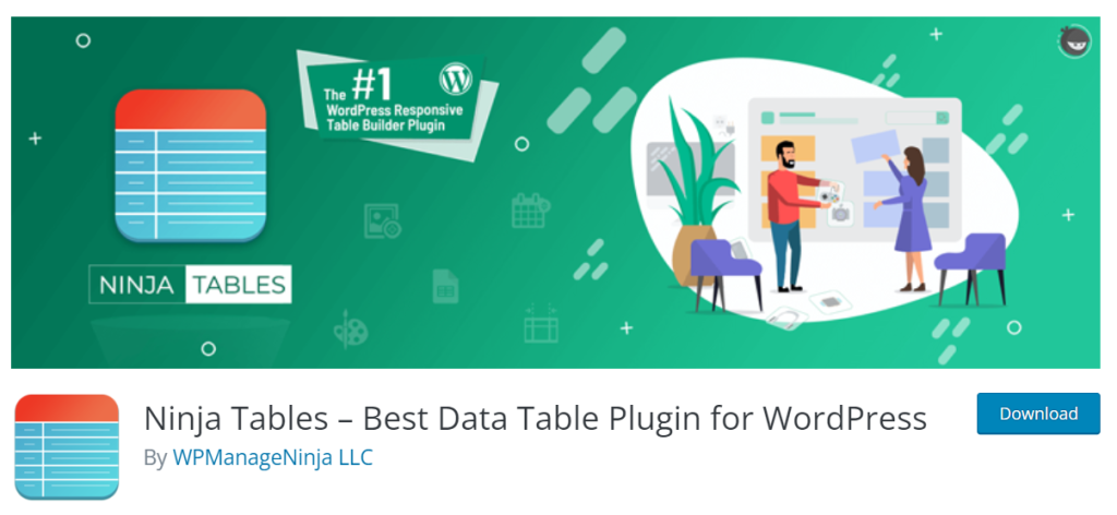 Tabel Ninja untuk situs web WordPress