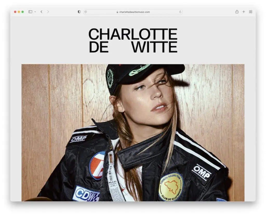 charlotte de witte dj web sitesi