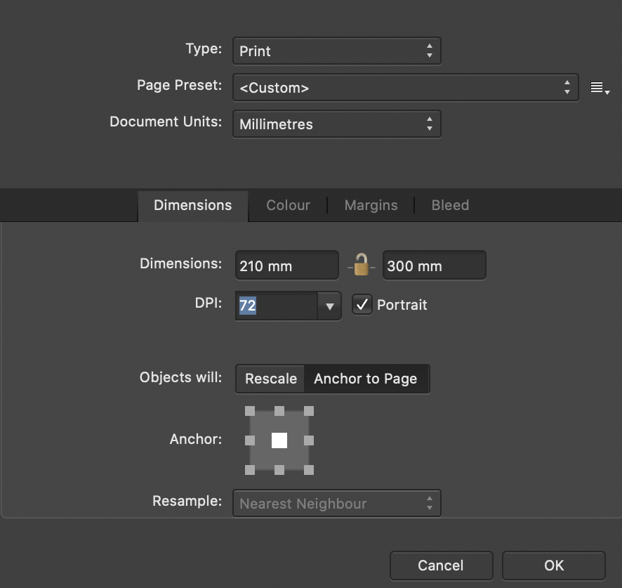 Quali file puoi importare in Affinity Designer?