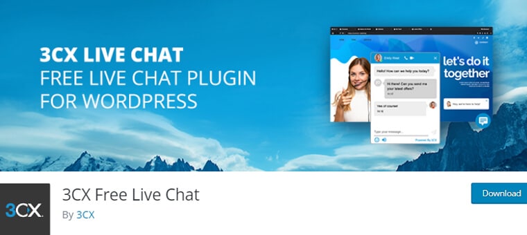 Plug-in gratuito per WordPress per chat dal vivo 3CS