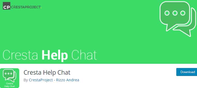 Cresta Help Chat WordPress-Plugin