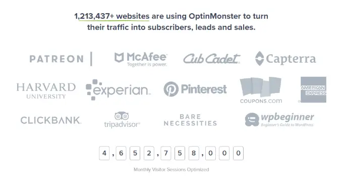 Zahlenzähler bei OptinMonster