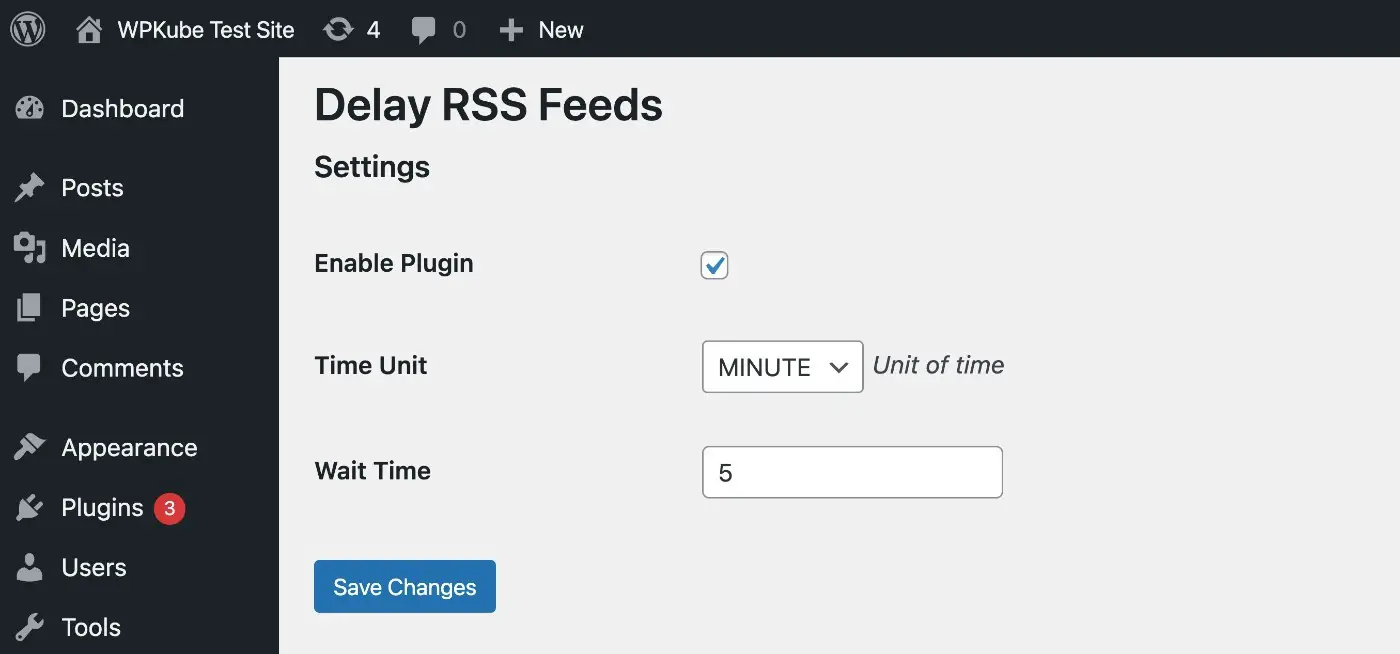 Delay Feeds Wtyczka ochrony treści WordPress