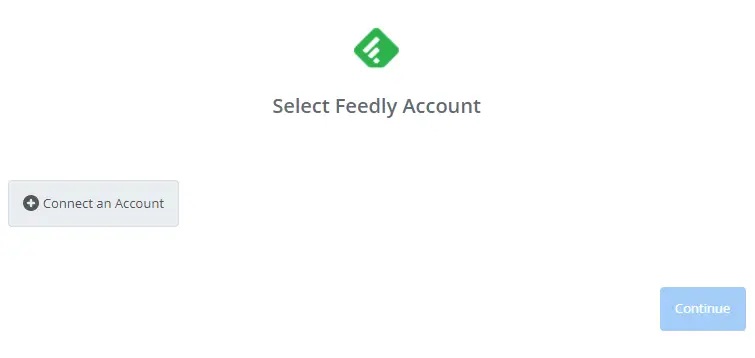 Feedly를 Zapier 계정에 연결합니다.