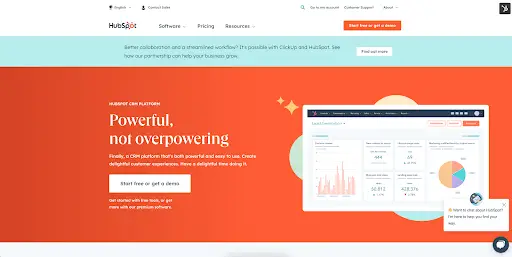 HubSpot ホームページの Web デザイン