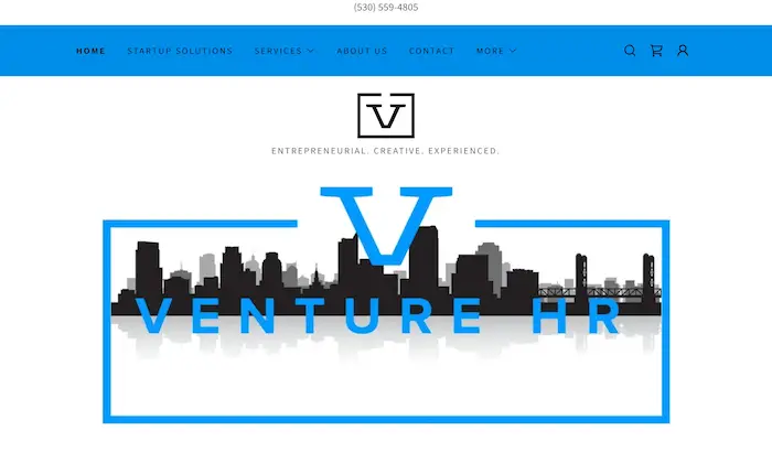 최고의 PEO 서비스를 위한 VentureHR 랜딩 페이지