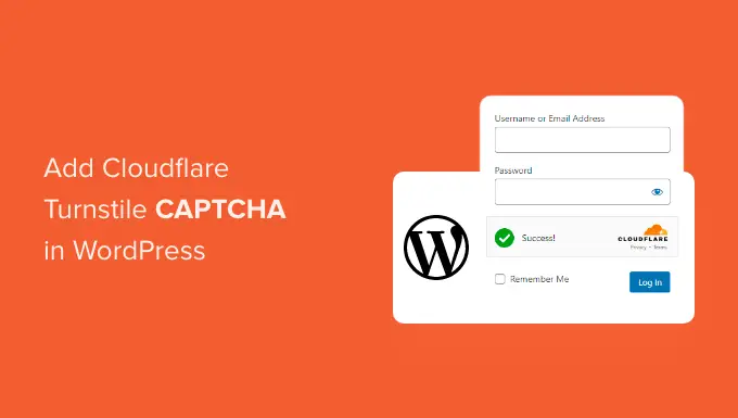 WordPress'te Cloudflare Turnike CAPTCHA nasıl eklenir