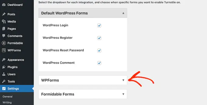 Cloudflare'ı WPForms ve Formidable Forms ile Entegre Etme