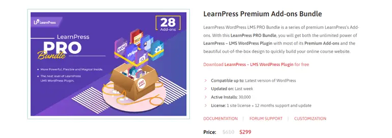 LearnPress Pro Paketi