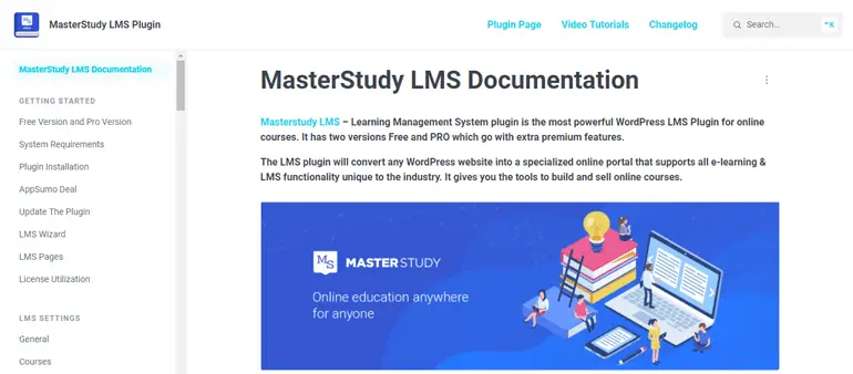 MasterStudy LMS Dokümantasyonu