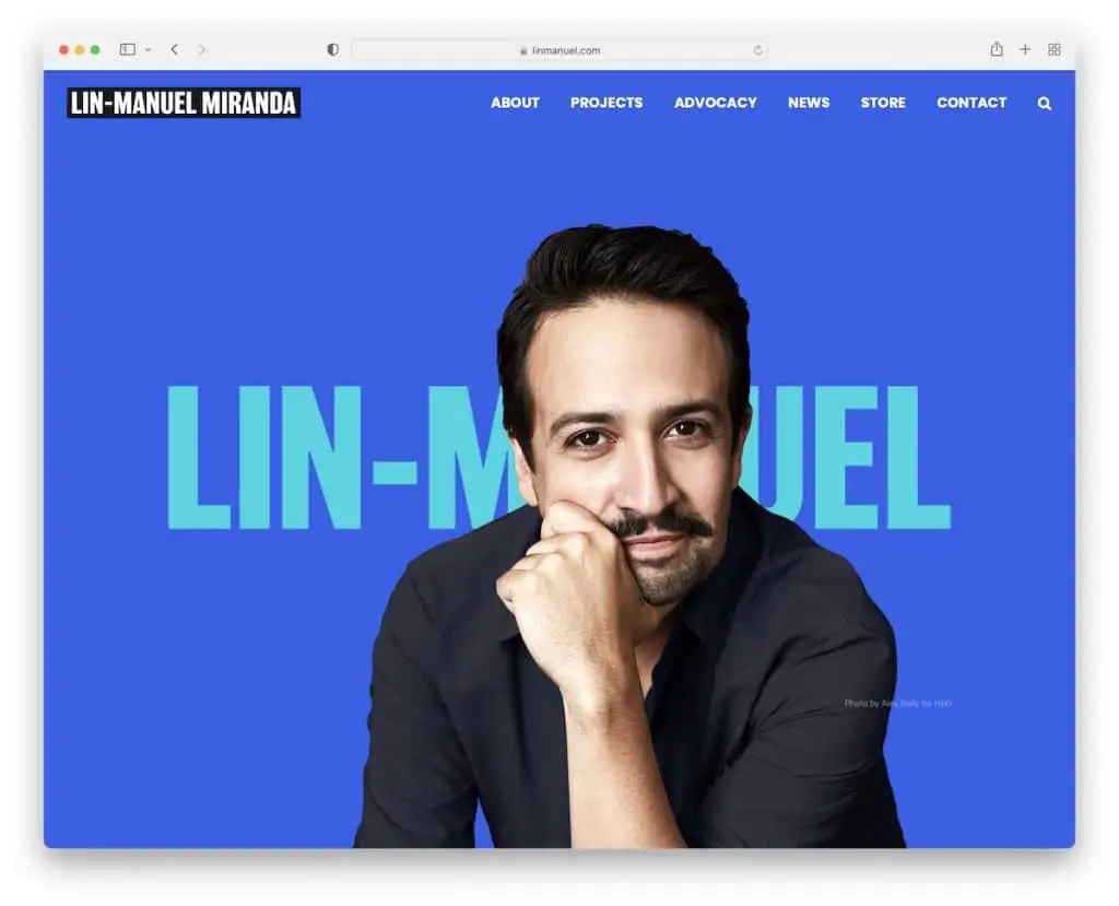 lin-manuel miranda 개인 웹 사이트 예