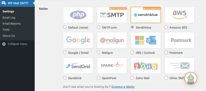 WP Mail SMTP 中的 SMTP 邮件程序