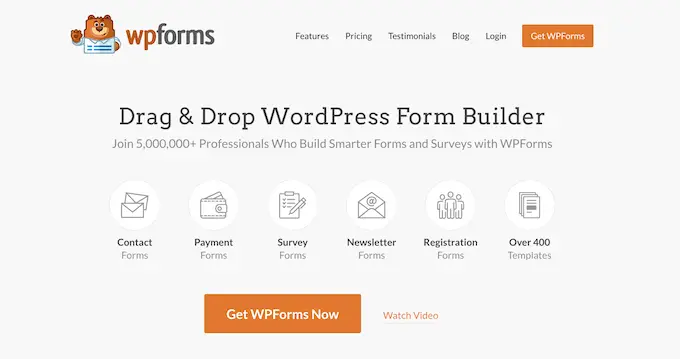 WPForms 表单生成器插件和签名插件