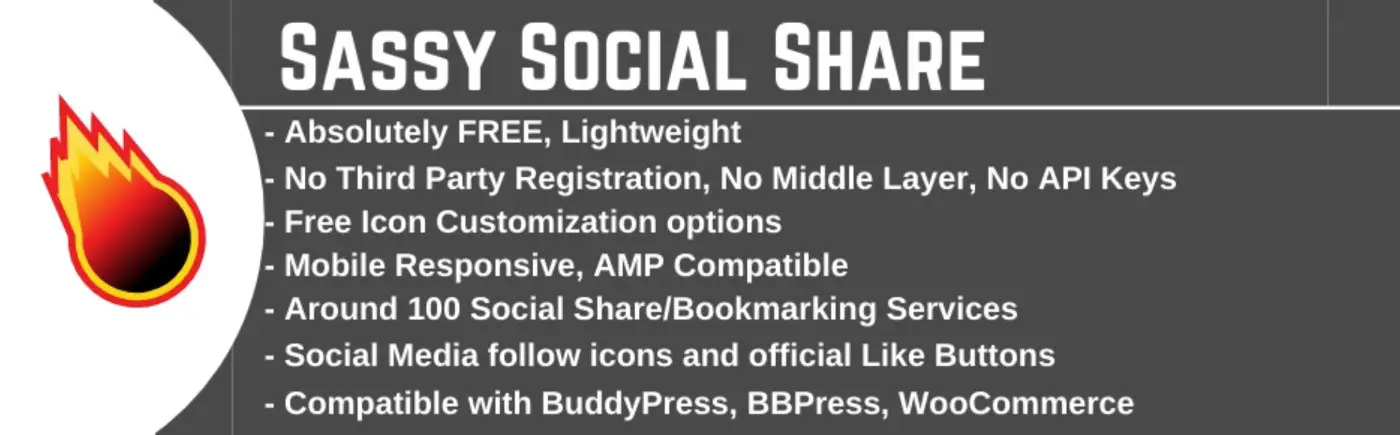 Плагин Sassy Social Share для WordPress