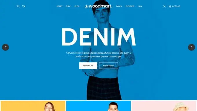 Woodmart 是最好的 WooCommerce 时尚主题之一。