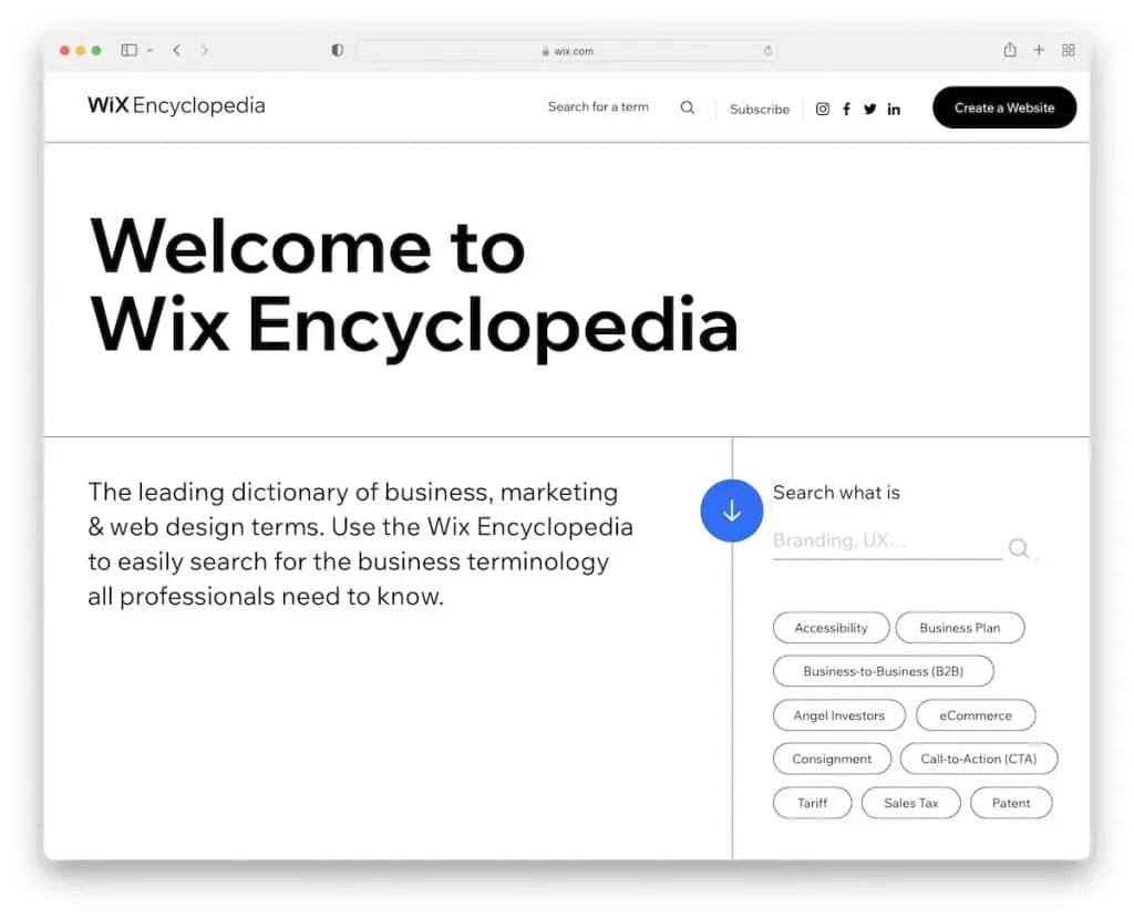 Wix 百科事典の情報サイト