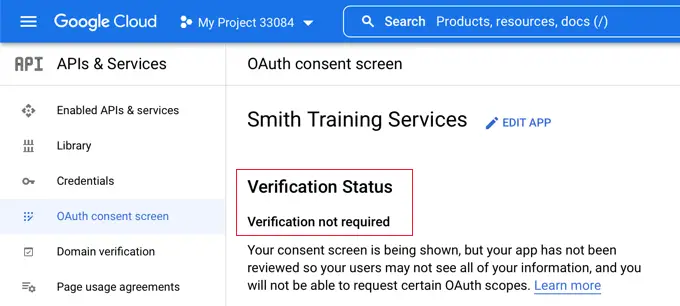 Your Verification Status Should Be Verification Not Required