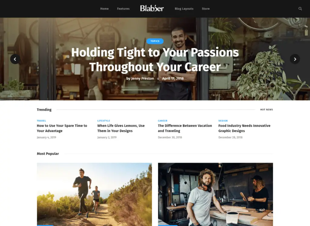 Blabber - All-in-One Elementor Blog & News Magazine Motyw WordPress