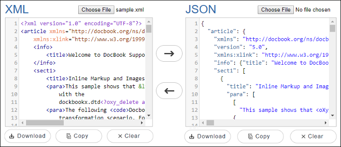 Puoi convertire Svg in Json?