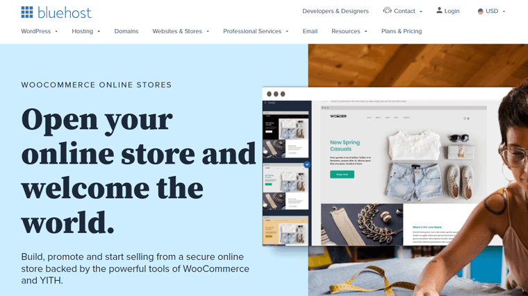 โฮสติ้ง Bluehost WooCommerce: Bluehost กับ WordPress