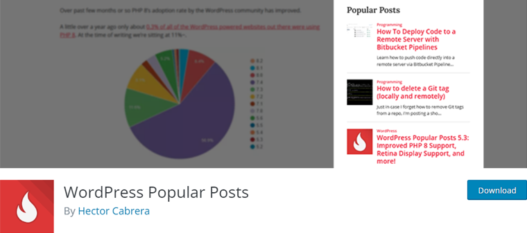 Complemento de publicaciones populares de WordPress