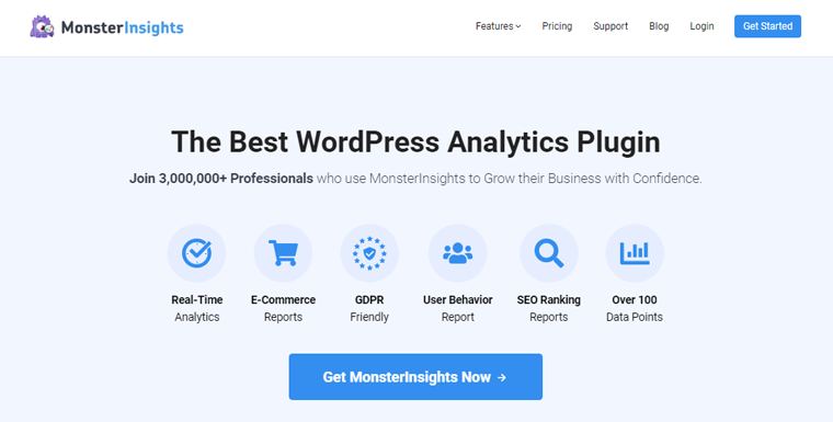 ปลั๊กอิน MonsterInsights WordPress