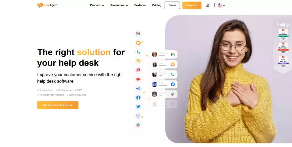 Liveagent customer service portal