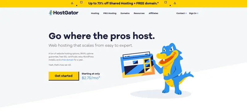 HostGator domain registration