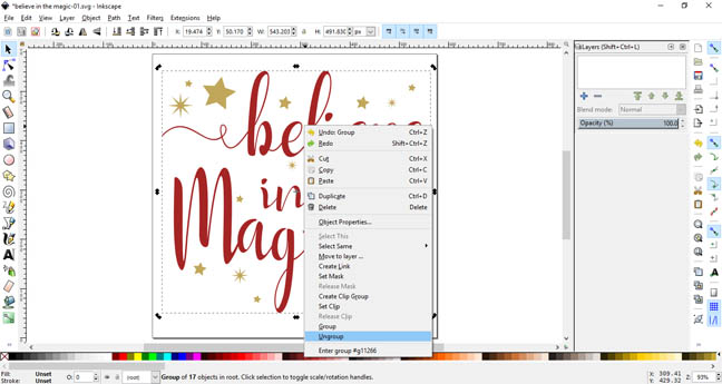 Come modificare il testo nel file Svg