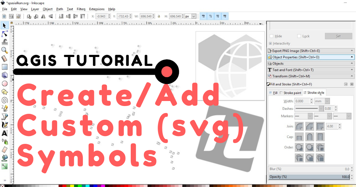 ฉันจะสร้างข้อความ Svg ใน Inkscape ได้อย่างไร