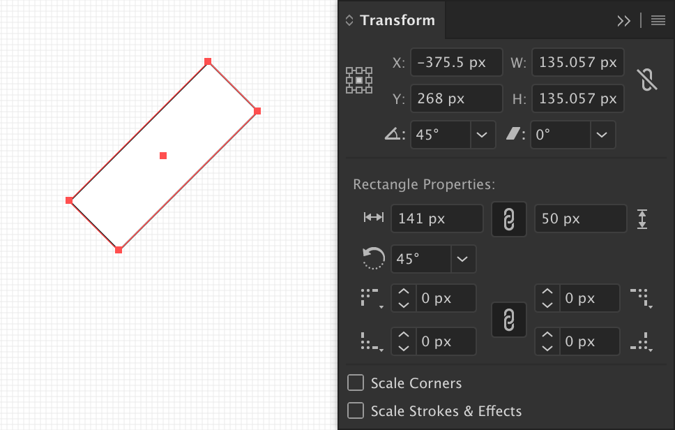 Hapus Transformasi Dari Illustrator Svg