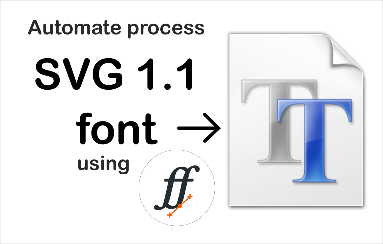 Fontforge แปลง Ttf เป็น Svg