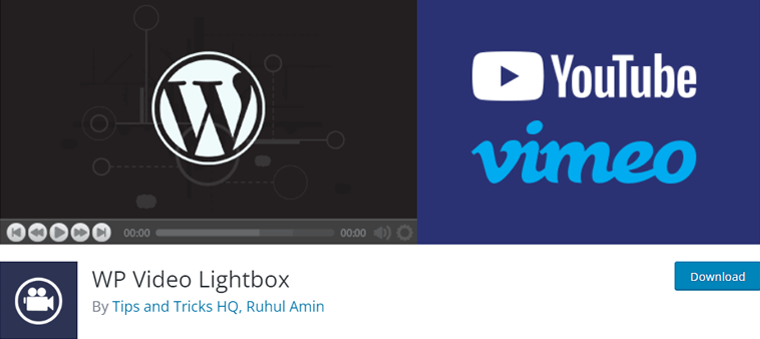 Плагин WP Video Lightbox для WordPress