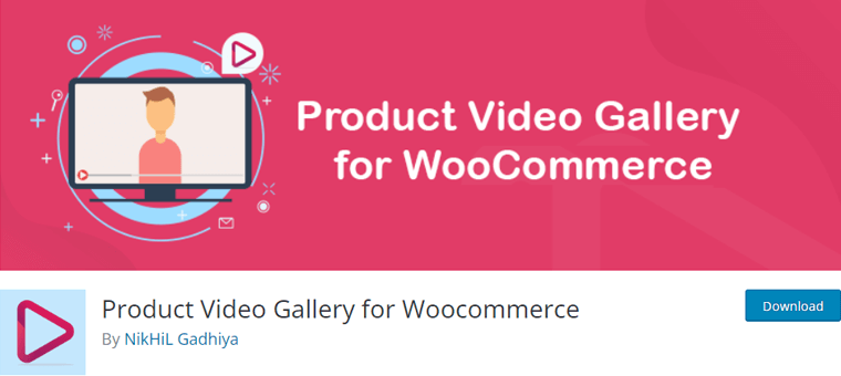 Видеогалерея продуктов для плагина WooCommerce WordPress