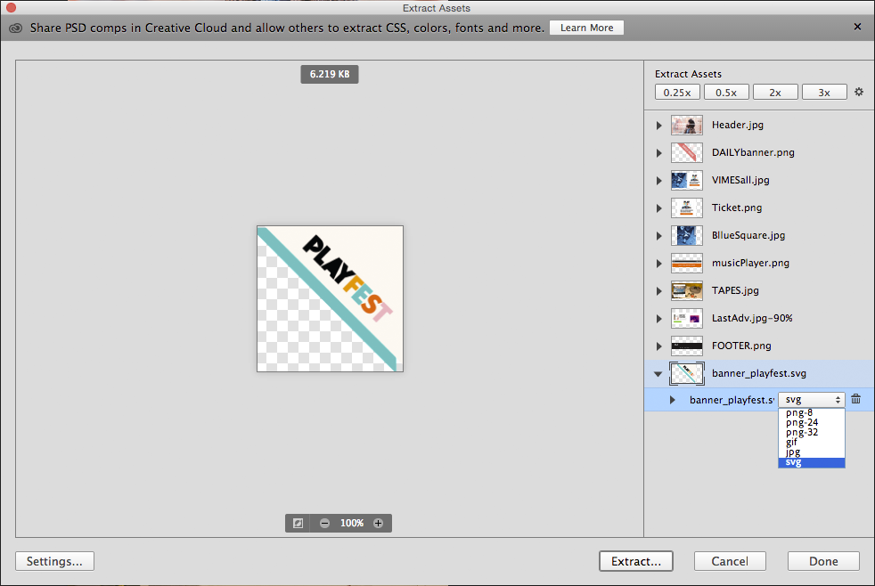 ¿Los archivos Svg son compatibles con Photoshop?