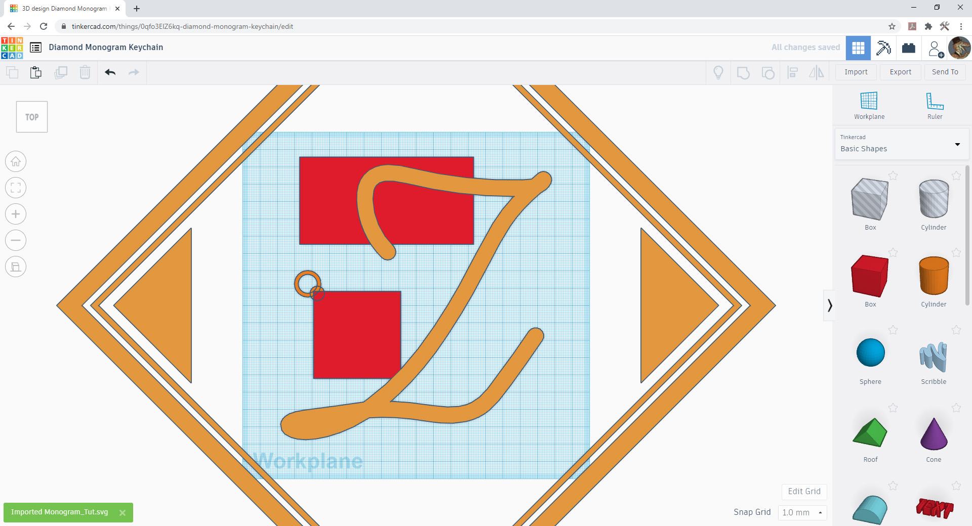 File in formato Svg di Tinkercad