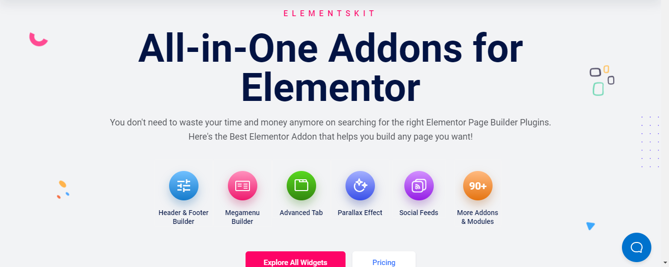 สร้างข้อความเคลื่อนไหวใน Elementor โดย ElementsKit