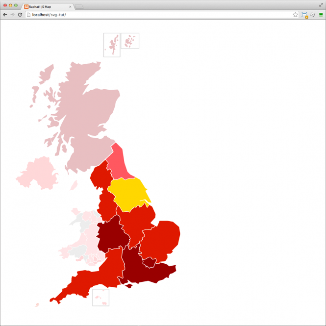 Comment créer une carte Svg interactive