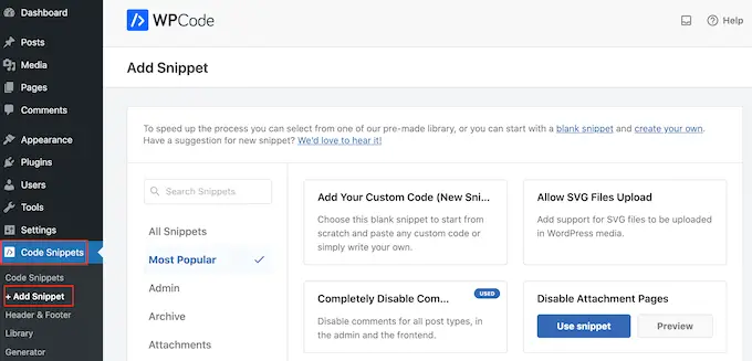 How to add custom PHP snippets to your site using WPCode