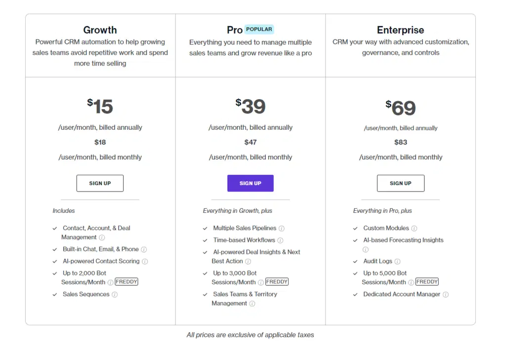 freshsales-pricing-plans