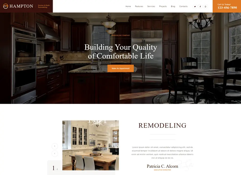 hampton | Tema WordPress Desain Rumah dan Renovasi