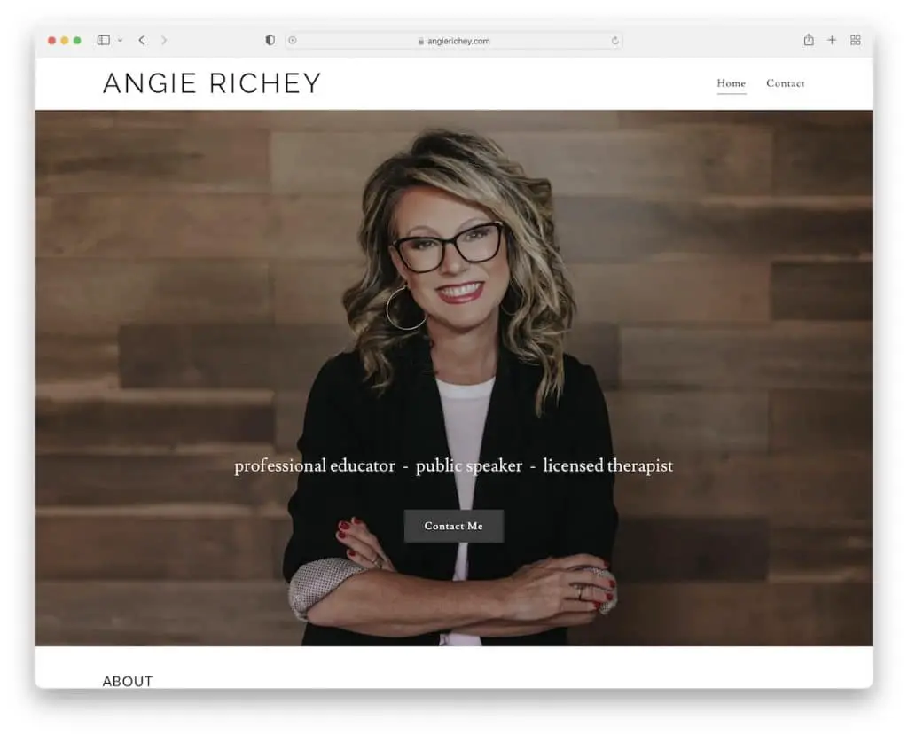 angie richey terapist web sitesi