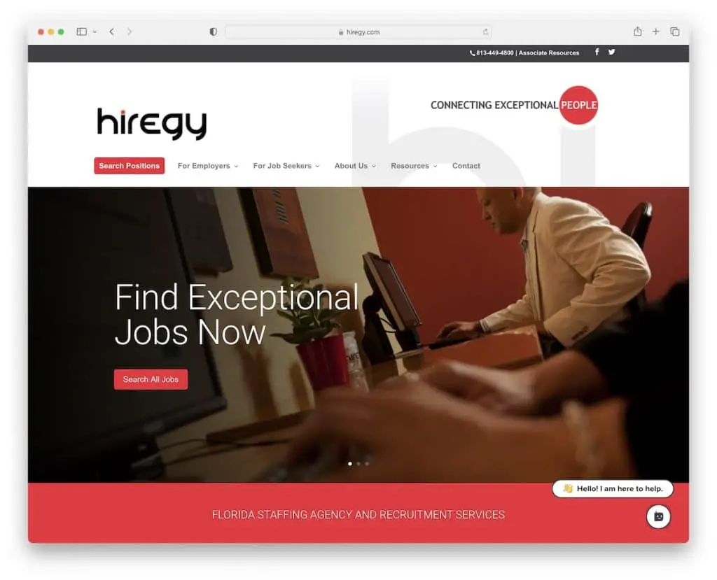 site-ul de recrutare hiregy