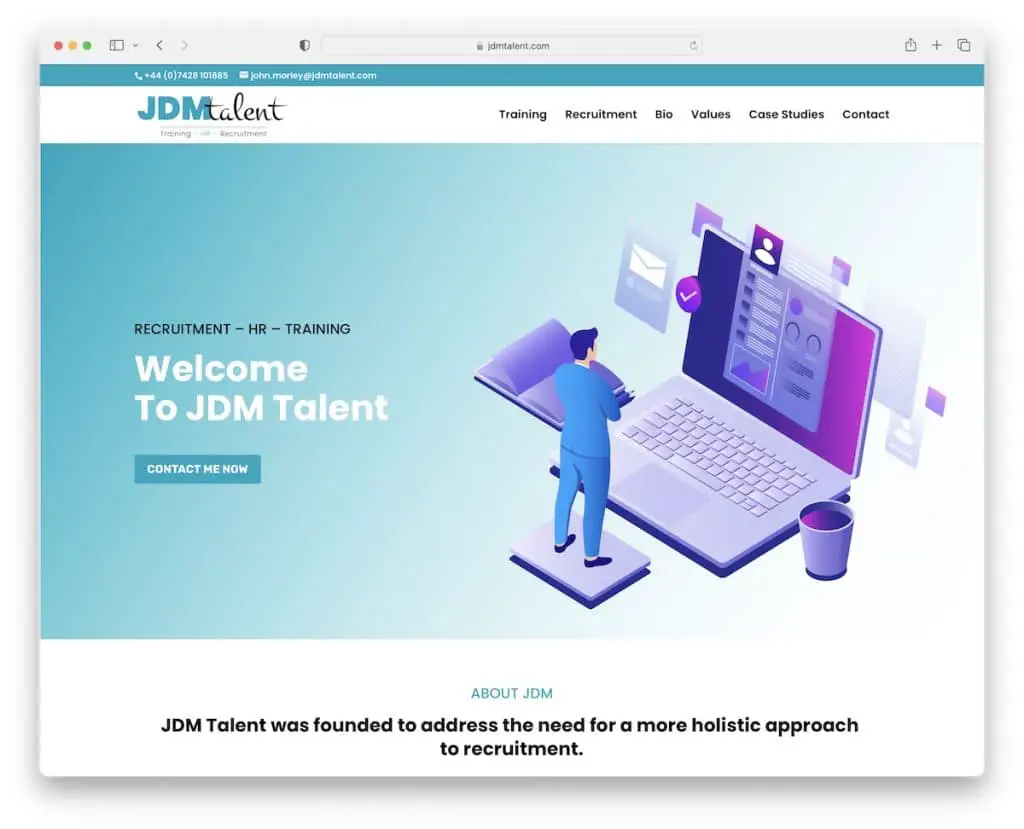 site de recrutamento de talentos jdm