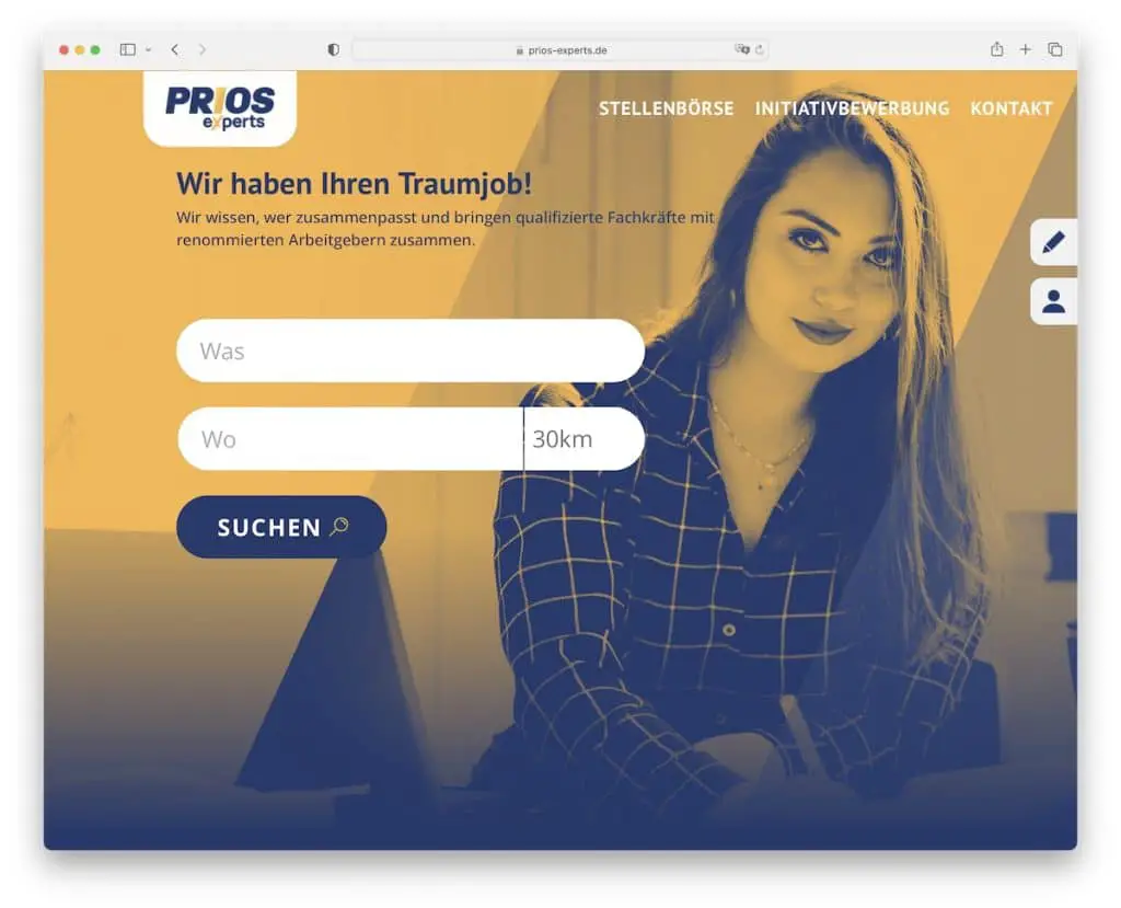 situs web rekrutmen pakar prios