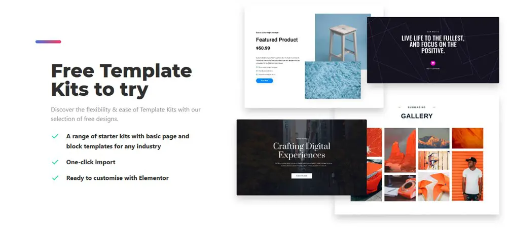 Envato Elements kostenloses Elementor-Kit