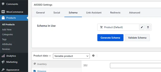 WooCommerce SEO in All in One SEO