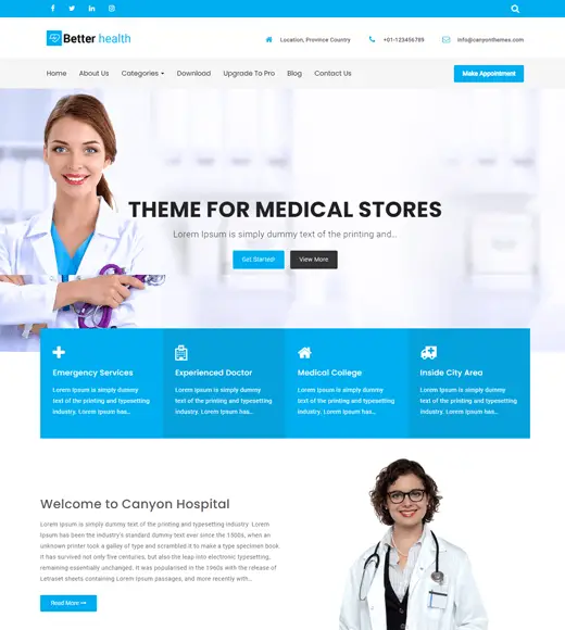 Better Health I migliori temi WordPress gratuiti